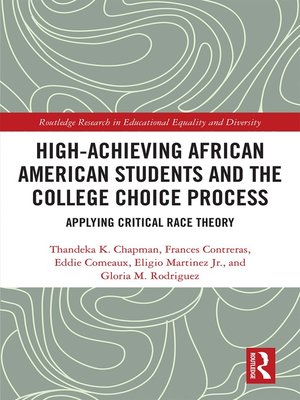 cover image of High Achieving African American Students and the College Choice Process